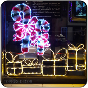 Guirlandes lumineuses LED animées <span class=keywords><strong>TOPREX</strong></span> pour extérieur, 220 V, 2D, pour décoration de Noël et de fêtes à la maison - Product Image 4