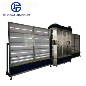 JFV-1600 china professional vertical double glazing insulating glass washing <span class=keywords><strong>machine</strong></span> for low-e glass - Product Image 1