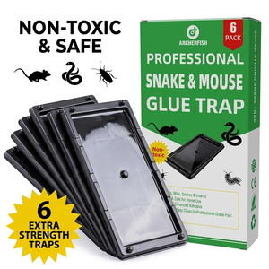 Professionelles Klebefangbrett für Nagetier- und Reptilienbekämpfung, Ungiftiger Schädlingsfänger für Innen-/Außenbereich - Product Image 5
