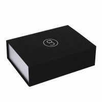 Boîtes cadeaux de Noël en carton noir pliables avec fermeture magnétique de luxe en gros, recyclables, emballages personnalisés pour chaussettes