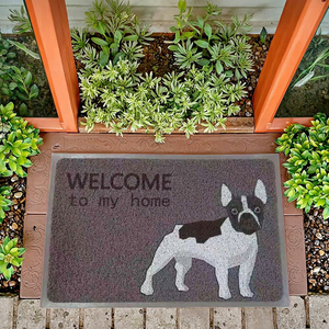 Alfombrilla de PVC personalizada para puerta, alfombrilla de espagueti con logotipo de respaldo firme, felpudo impreso para suelo <span class=keywords><strong>exterior</strong></span> para hoteles, alfombrilla tejida de plástico para entrada - Product Image 5