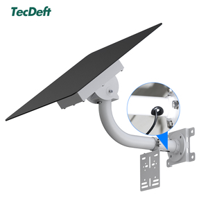 TecDeft Panneaux Solaires Noirs Micro USB/Type-C/DC5521 <span class=keywords><strong>Chargeur</strong></span> Solaire 40W pour Smart Traffic/Raspberry Pi - Product Image 2