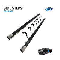 Aluminum Alloy Side Step Trucks Running Board Side Step for Dodge RAM 2009- 2018
