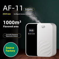 Diffuseur d'arômes intelligent sans eau, diffuseur d'huiles essentielles avec écran LCD et contrôle du minuterie pour la maison et le bureau