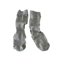Nanye Nouvelle Collection Printemps/Été Chaussettes mi-mollet sans couture à volants latéraux et blocs de couleur, style japonais tendance en coton peigné