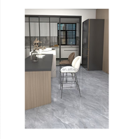 Carrelage en céramique gris foncé 750*1500 avec clips en acier inoxydable pour salle de bain, salon, escalier, entrepôt, maison, antidérapant, 10 mm