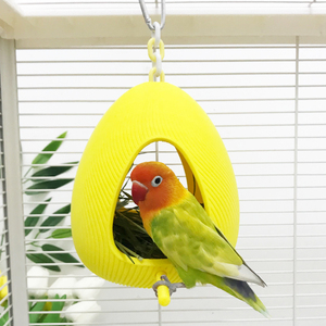 नए हैंगिंग बर्ड आश्रय बर्डहाउस फांसी तोता नेस्टिंग हाउस 3 डी प्रिंटेड बर्डहाउस - Product Image 6