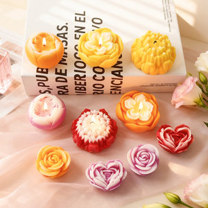 J10-352 Остин, роза, ароматерапия, силиконовая форма, форма для поделок, Цветочная свеча ручной работы, мыльный диффузор, украшение из штукатурки - Product Image 3