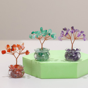 Crystal Tree <b>Mini</b> Ornament Resin Home <b>Desk</b> Decoration Collection Gift - Product Image 2