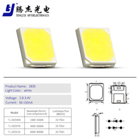 Puce LED SMD 2835 de haute qualité, diode LED à faible atténuation et longue durée de vie pour la décoration urbaine et l'éclairage des ponts