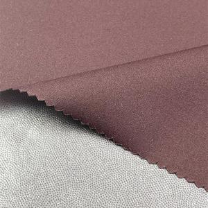 قماش حريري عالي المرونة مكون من بطبقتين من نسيج مركب ، شعور يدوي ناعم بذاكرة ، ملابس مربوطة للفتيات لجاكيت محبوك - Product Image 4