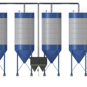 QIC Elektrischer Mobiler Hubbehälter Tragbare Betonmischanlage Ausrüstung mit Lagermotor Getriebe PLC - Neuzustand 1 Jahr Garantie - Product Image 2