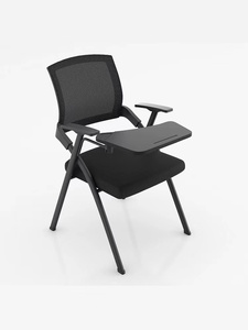 <span class=keywords><strong>Chaise</strong></span> de formation pliable avec tablette d'écriture, <span class=keywords><strong>chaise</strong></span> de <span class=keywords><strong>bureau</strong></span> et de conférence confortable et portable, mobilier de conférence - Product Image 5