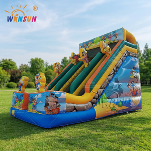 WINSUN PVC <b>Inflatable</b> Pirate Ship Dry Slide for Shopping Malls Trampoline Parks & Gardens Public Areas Customizable Size & Color - Product Image 3