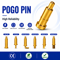 Conectores Pogo Pin de precisión profesional, personalizados de fábrica, con paso de 2.5mm, de latón tipo DIP, XPin Macho Hembra