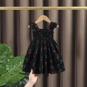 Vestito Estivo per Bambine Lavorato all'<span class=keywords><strong>Uncinetto</strong></span>, Nuovo Stile Occidentale Senza Maniche con Motivi Floreali, Abito da Principessa per Bambine Piccole - Product Image 1