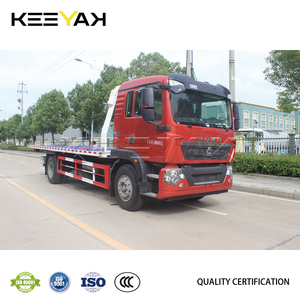 Camions de remorquage diesel Howo 4x2 de conception populaire, nouveaux camions de remorquage à plateau de 10 tonnes, camions de remorquage et dépanneuses diesel à vendre - Product Image 3