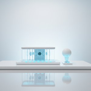 نموذج عرض كروي جديد من BORAN AP مخصص للعروض الترويجية مصنوع من مواد خشبية/أكريليك/بلاستيك متينة - Product Image 1