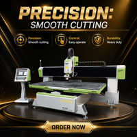 Machine de gravure CNC à table mobile S6 2513, entraînement par vis à billes, 7,5 kW, changement d'outil automatique pour signalétique en PVC et MDF