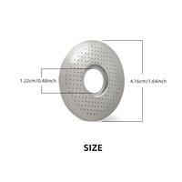 Filtre à mailles pour tête de groupe de machine à café de 41,7 mm, assure un débit d'eau uniforme, compatible avec l'élément chauffant de la machine à café CM6821
