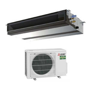 Mitsubishi Electric Climatiseur à onduleur canalisé Prévalence moyenne 12000 Btu PEAD-M35JA + SUZ-M35VA R-32 Wi-Fi en option - Product Image 1