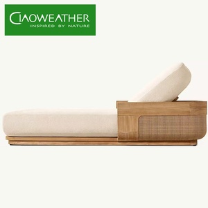 Chaise longue de <span class=keywords><strong>piscine</strong></span> en teck design moderne pour extérieur, confortable, pour plage, jardin, patio, <span class=keywords><strong>hôtel</strong></span>. - Product Image 3