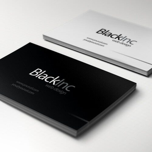 Cartes de remerciement, cartes de visite et cartes postales de luxe, personnalisées en couleur, épaisses, avec impression de logo, pelliculage mat, gaufrage et finition artisanale - Product Image 1