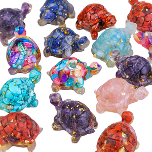 Home Decoration Natural Crystal Animal Stones Turtle And <strong>Owl</strong> Shape Hand-Carved Polished Laser Printed Love Theme Sculpture - Product Image 5