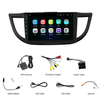Autoradio Android 10 pour Honda CR-V 2011-2015, navigation GPS, écran tactile, WiFi, USB, autoradio stéréo, écran OLED 1280x720
