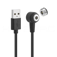 Cable de alimentación pogo magnético, Conector de terminal eléctrico para pcb, ángulo recto de corriente grande, 2 pines, M525