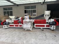 Machine automatique de fabrication de granulés de plastique recyclé PP, LDPE, PA, PVC, fibre de verre et nylon, granulateurs de plastique