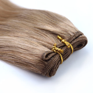 Extensions de cheveux tissées à la machine Predium, nouvelle technologie Genius Weft, cuticules intactes, 100% cheveux humains russes, extensions de cheveux tissées à la machine - Product Image 2