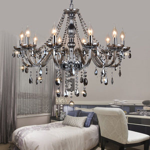 Pendentif en argent maison moderne <span class=keywords><strong>3</strong></span> couches bougie lumière cristal bras pièces lustre - Product Image 5