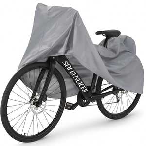 Housse de vélo grise 100x200 cm, imperméable, protection pour usage extérieur - Product Image 1