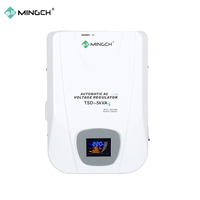 Stabilisateur de tension automatique monophasé mural 5000VA 220V, régulateur de puissance haute précision pour usage domestique