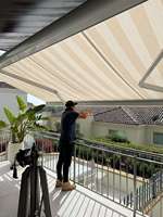 Auvent rétractable électrique motorisé automatique étanche à cassette intégrale pour fenêtre extérieure et terrasse – Fournisseur d'usine