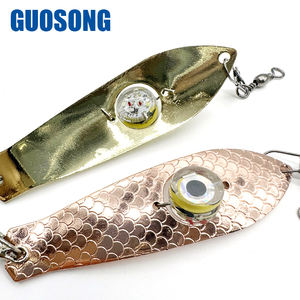 Meilleure Qualité 9.5cm30g Métal Spinner appâts Cuillère De Pêche Leurre Électronique Luminescent Led 30g Appât - Product Image 3