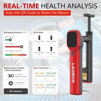 LAUNCH HTD180 Tread Master Herramienta Láser Portátil para Medir la Profundidad del Banda de Rodadura de Neumáticos, Compatible con Inspección Completa de la Banda de Rodadura/Inspección de un Solo Rastro