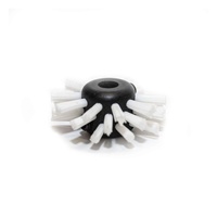 Brosse ronde Picote en nylon pour le nettoyage et le revêtement des tuyaux