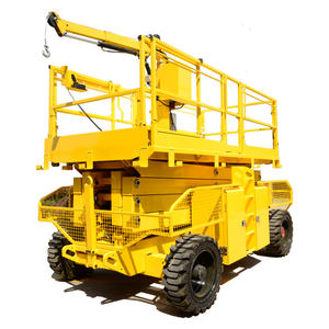 Plataforma Elevadora de Tijera Móvil Eléctrica Hidráulica de 10m 12m 14m 18m, Capacidad de 300Kg 1T 2T, Elevador de Personas Móvil - Product Image 1