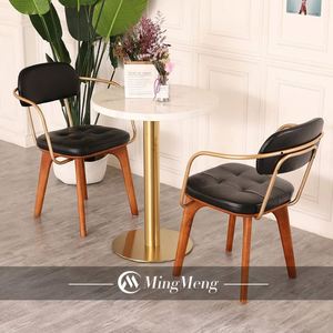 Ensemble table et chaises de restaurant de style classique moderne pour café et hôtel en bois - Product Image 4