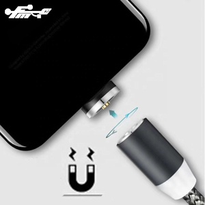 Chargeur de câble USB 2.4A magnétique en nylon tressé câble de charge USB 2019 pour Android PVC Standard Mix vente en gros 3 en 1 pour <span class=keywords><strong>Iphone</strong></span> - Product Image 6