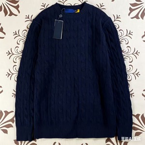Pull Ralph personnalisé de qualité supérieure 2026, style Old Money, pull pour <span class=keywords><strong>homme</strong></span> en coton 100% pur - Product Image 4