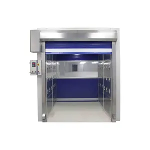 Cleanroom Equipment Clean Room cargo air shower with PVC High Speed Door for Food Industry Clean Room Cargo Air Shower