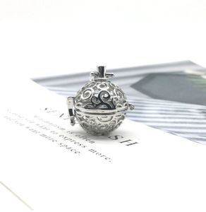 Ruigang 2022 Vintage Harmony Chime <span class=keywords><strong>Angel</strong></span> Ball Caller Cadena larga Aceite esencial Aromoa Difusor Collar Hueco Medallón Llegada - Product Image 3