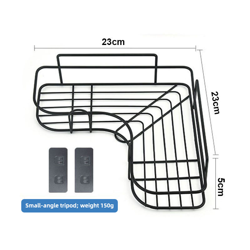 Small black  (150g contains 2 pcs self-adhesive hooks)