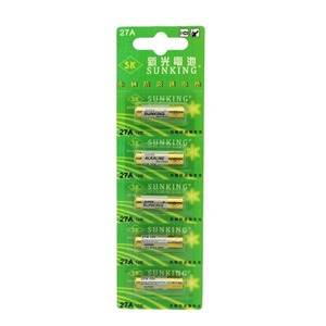 Batería alcalina Sunking 27A 12V para control remoto de alarma de coche - Product Image 2