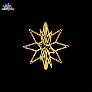 Étoile Motif Lumière LED Décoration de Noël Extérieur Intérieur Étanche 3D Vacances Xmas Party <span class=keywords><strong>Mariage</strong></span> Festival Jardin Décor Éclairage - Product Image 2