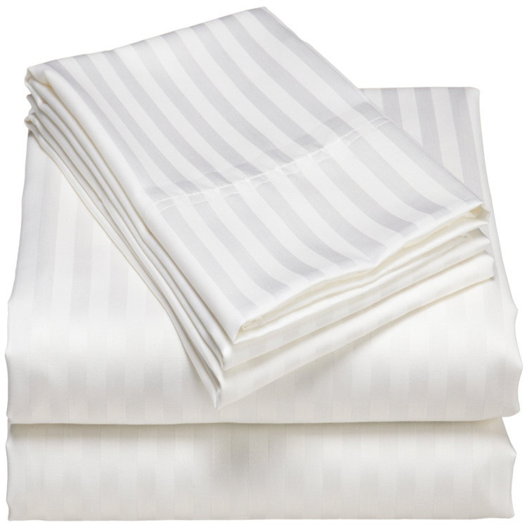 Hotel Jacquard Design Cotton Polyester Stripe