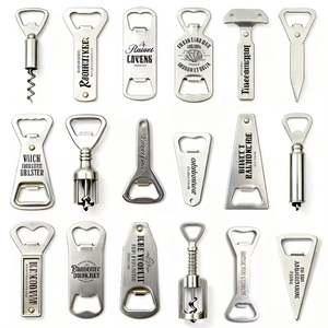 Abridor de Botellas de Metal con Diseño Creativo de Dibujos Animados, Abridor de Latas de Cerveza Magnético de Aleación de Zinc, Llavero con Anillo para Llaves, Venta al Por Mayor Personalizada - Product Image 2